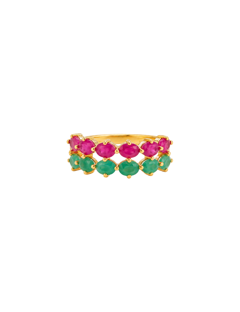 The Imperial Coloré Ring - 22 Karat