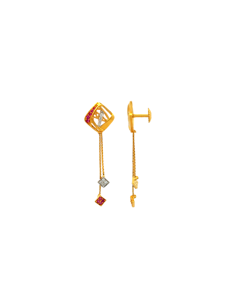 Gold Earrings 22 Karat
