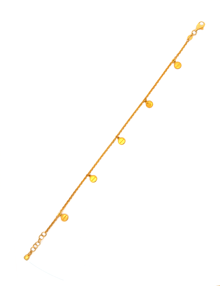 Gold Women's Bracelet - 22 Kt