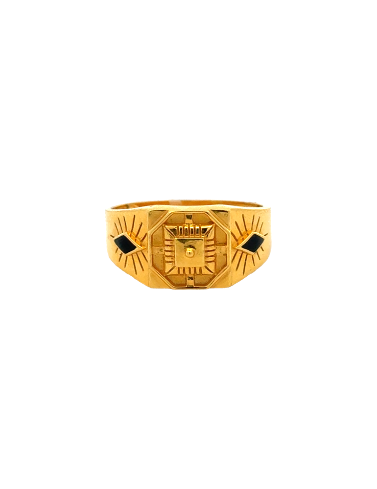 Gols Men's Ring - 22 Kt