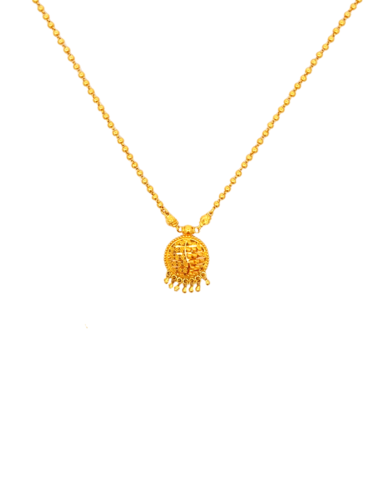 22 KT Yellow Gold Set With Earrings