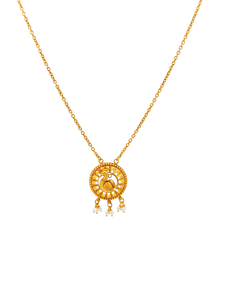 Hansa Pearl Necklace - 22 Kt