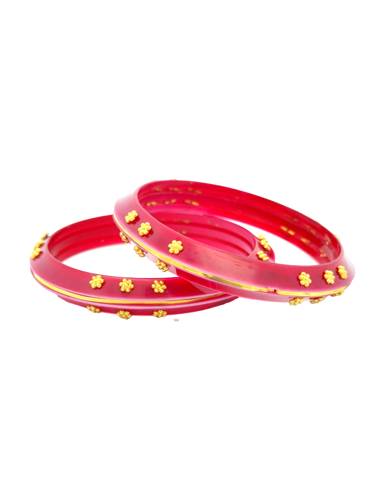 Shakha Pola Gold Bangle 22 Karat