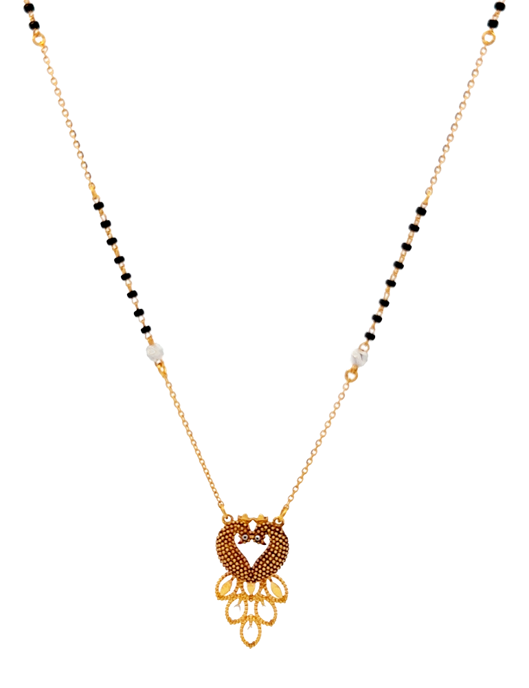 Mayura Hridaya Mangalsutra - 22 Karat