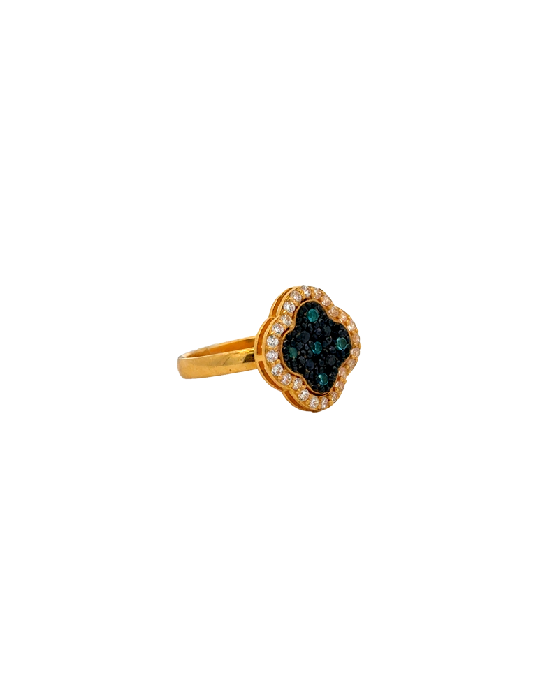 Gold Women's Ring - 22 Kt