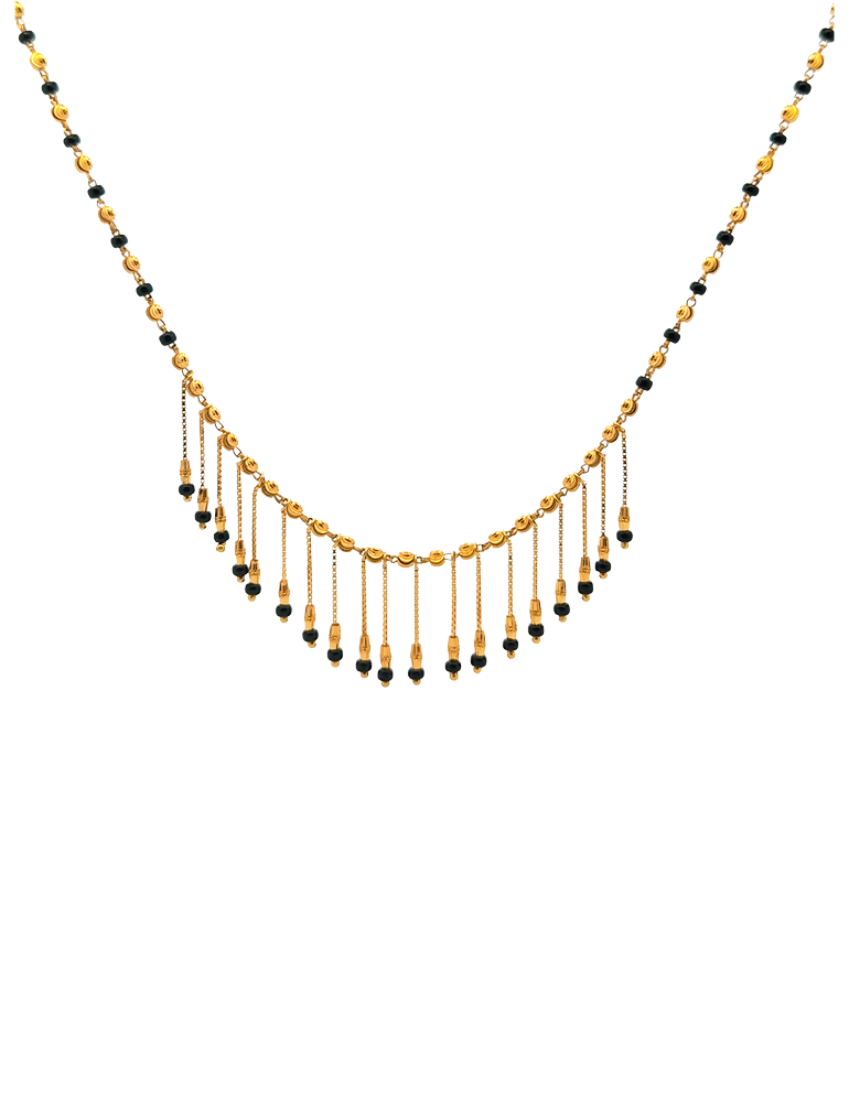 Mangal Jharna Mangalsutra - 22 Karat