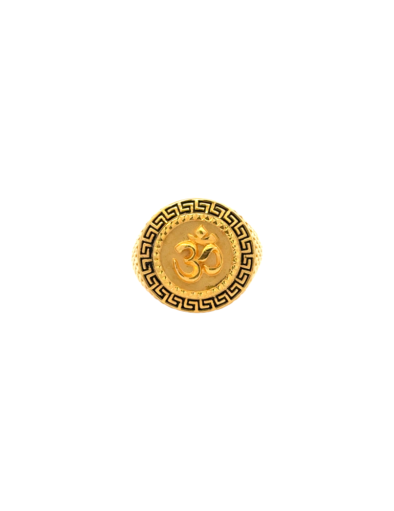 Gold Men's Ring - 22 Karat