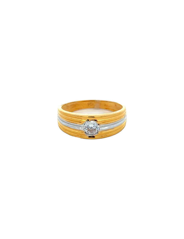 Gold Men's Ring 22 Karat