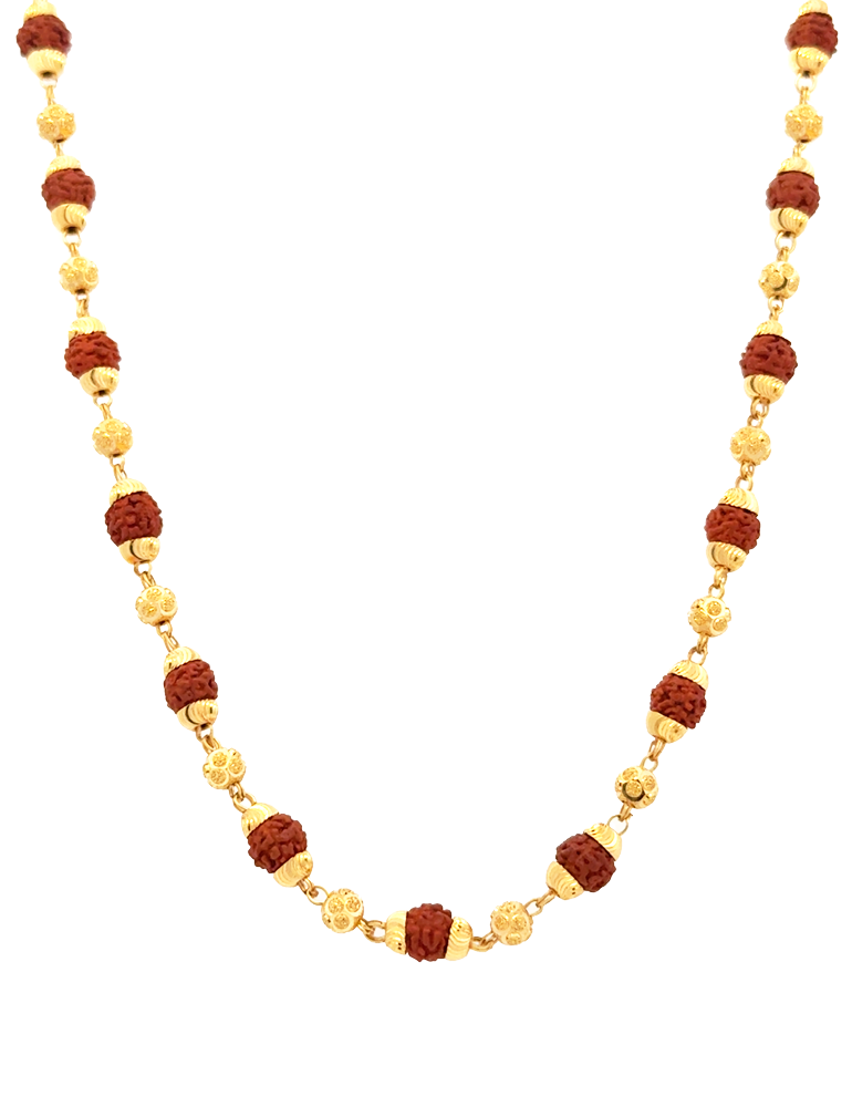 Rudraksha Mala - 22 Karat