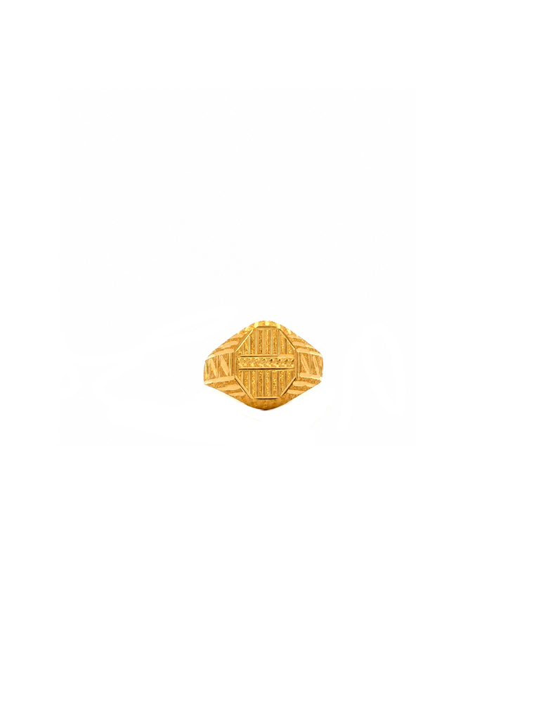 Astra Grid Gold Ring 22 Karat