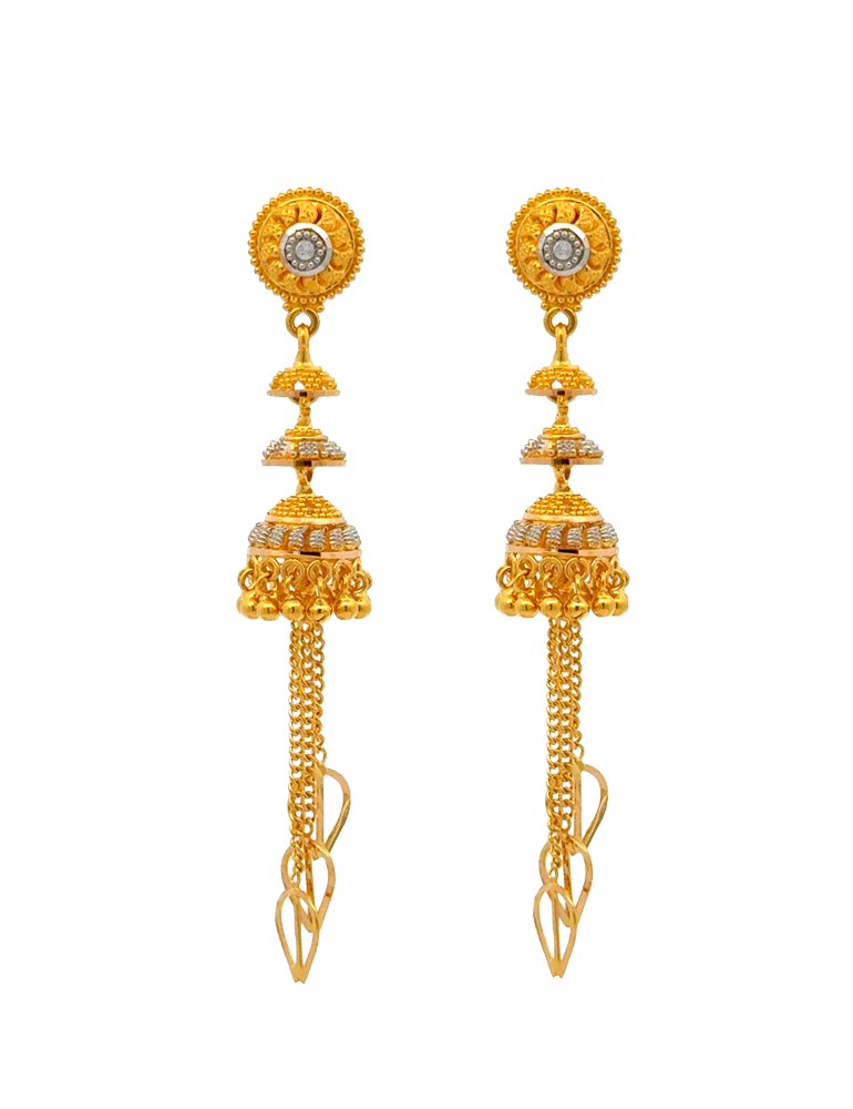 Gold Earrings 22 Karat