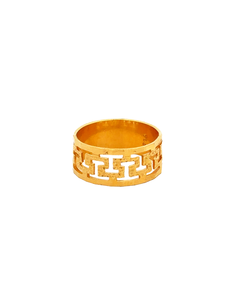 Monarch Link Gold Band - 22 Karat