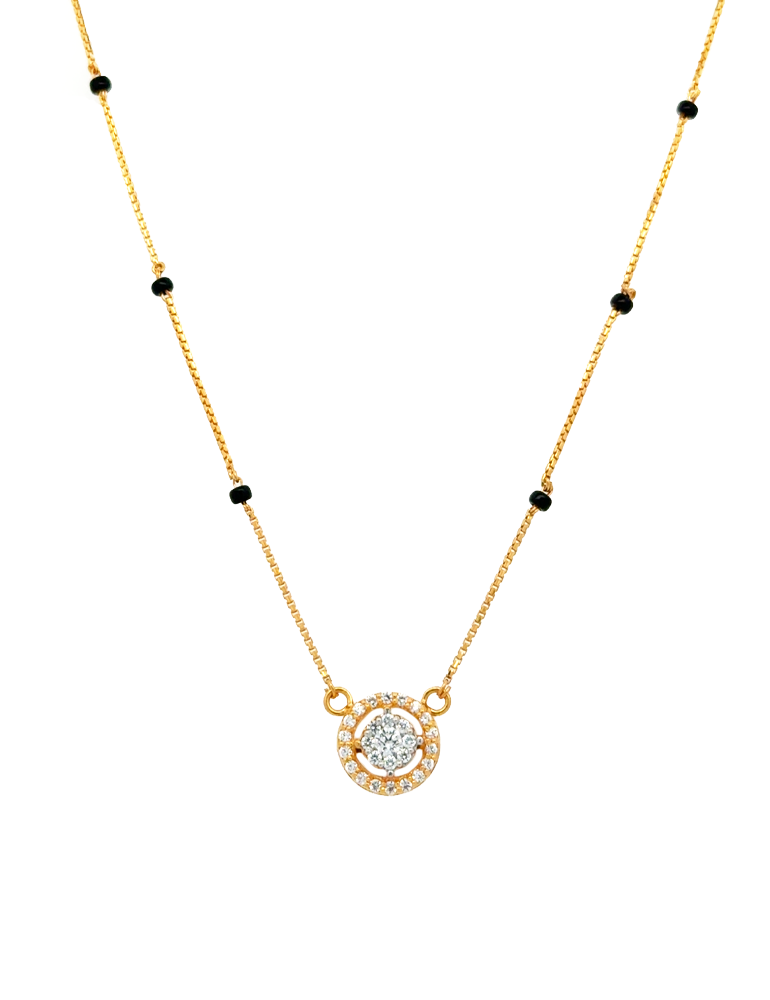 Luminous Love Mangalsutra - 22 Karat
