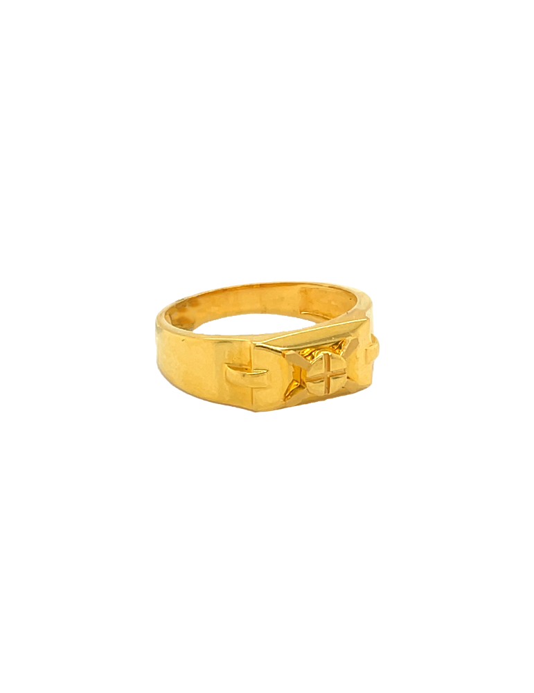 Gold Men's Ring 22 Karat