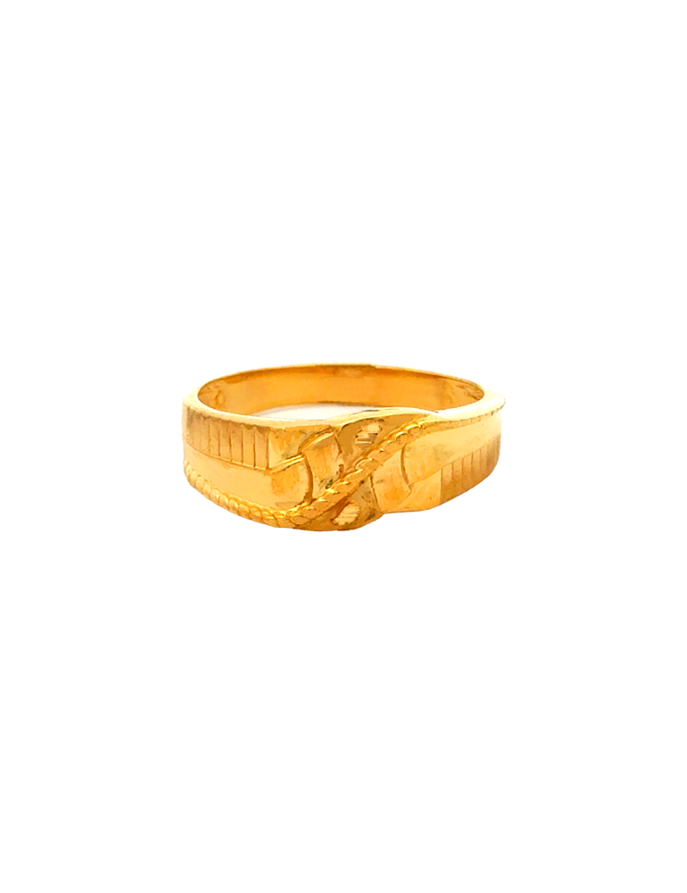 Gold Men's Ring 22 Karat