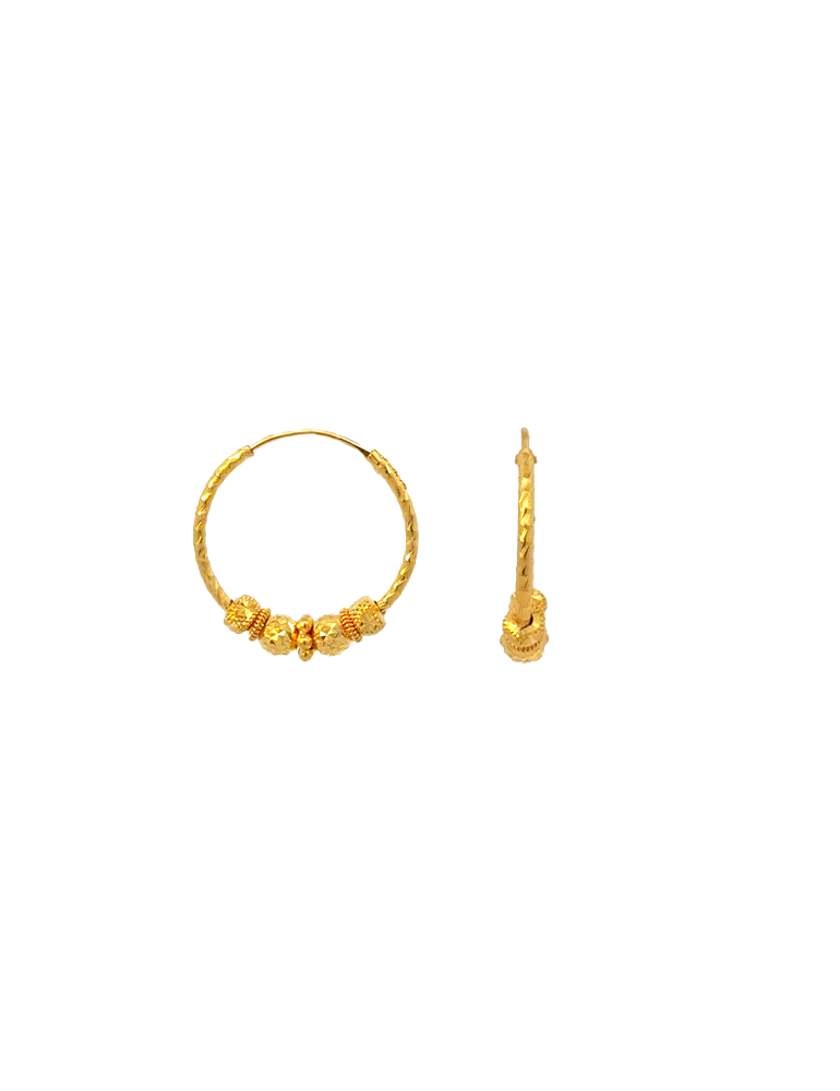 Gold Hoop 22 Karat