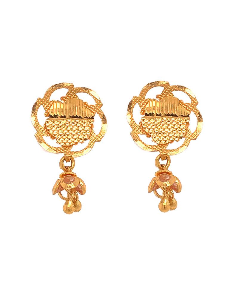 Gold Earrings 22 Karat