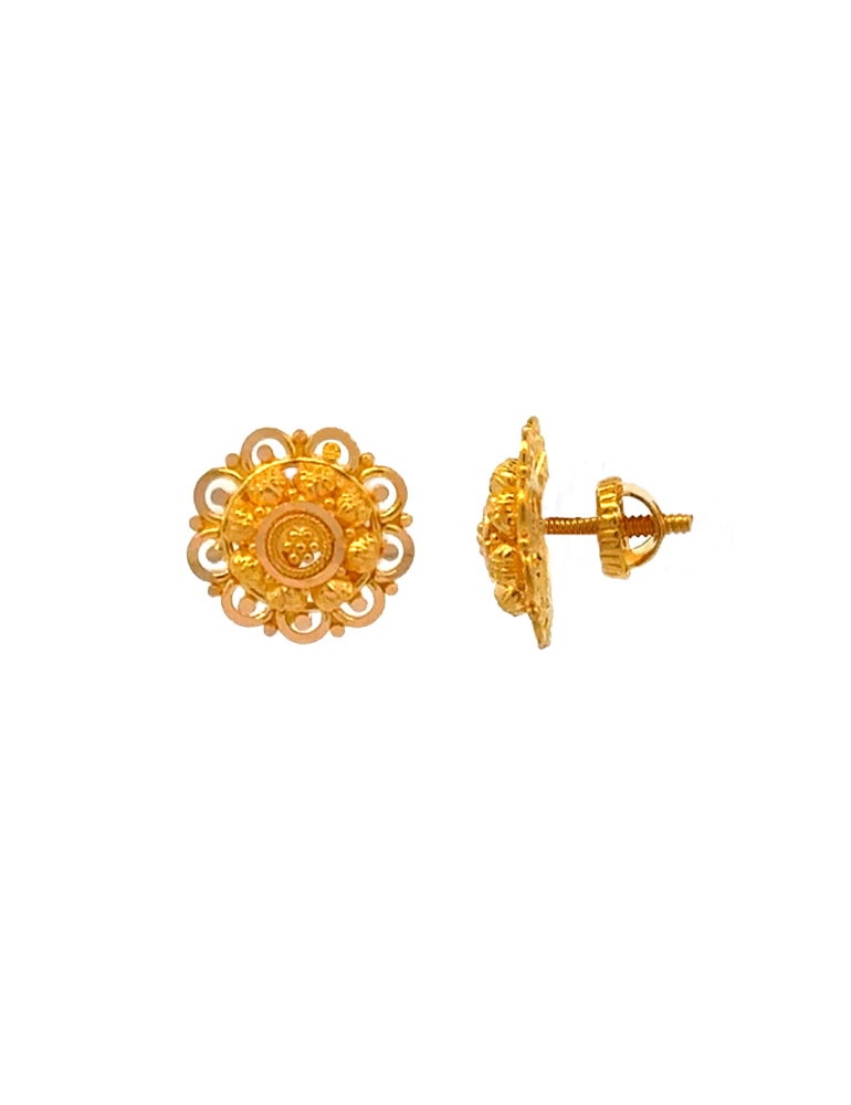 Gold Earrings 22 Karat