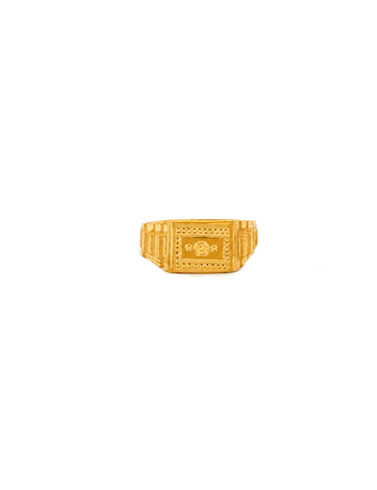 Gold Men's Ring - 22 Karat