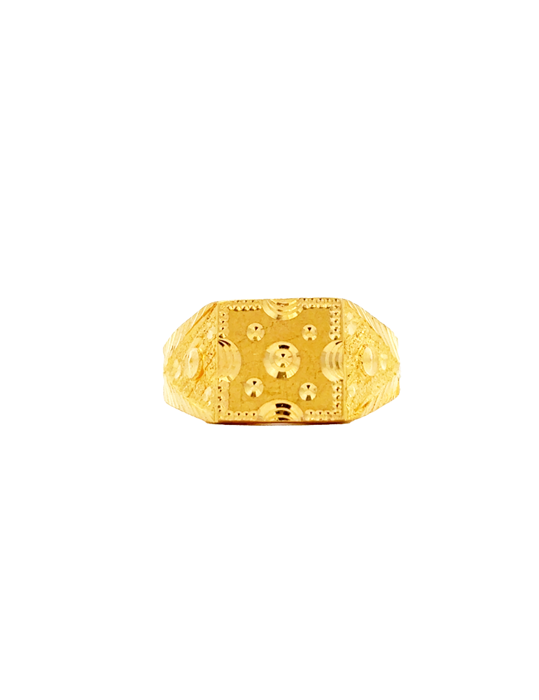 Gold Men's Ring 22 Karat