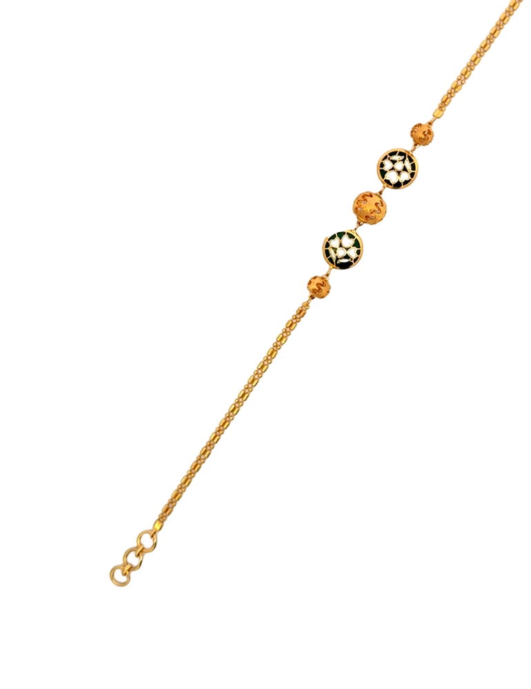Gold Women's Bracelet - 22 Karat