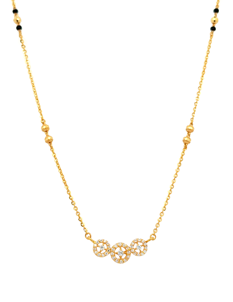 Infinity Trio Mangalsutra - 22 Karat