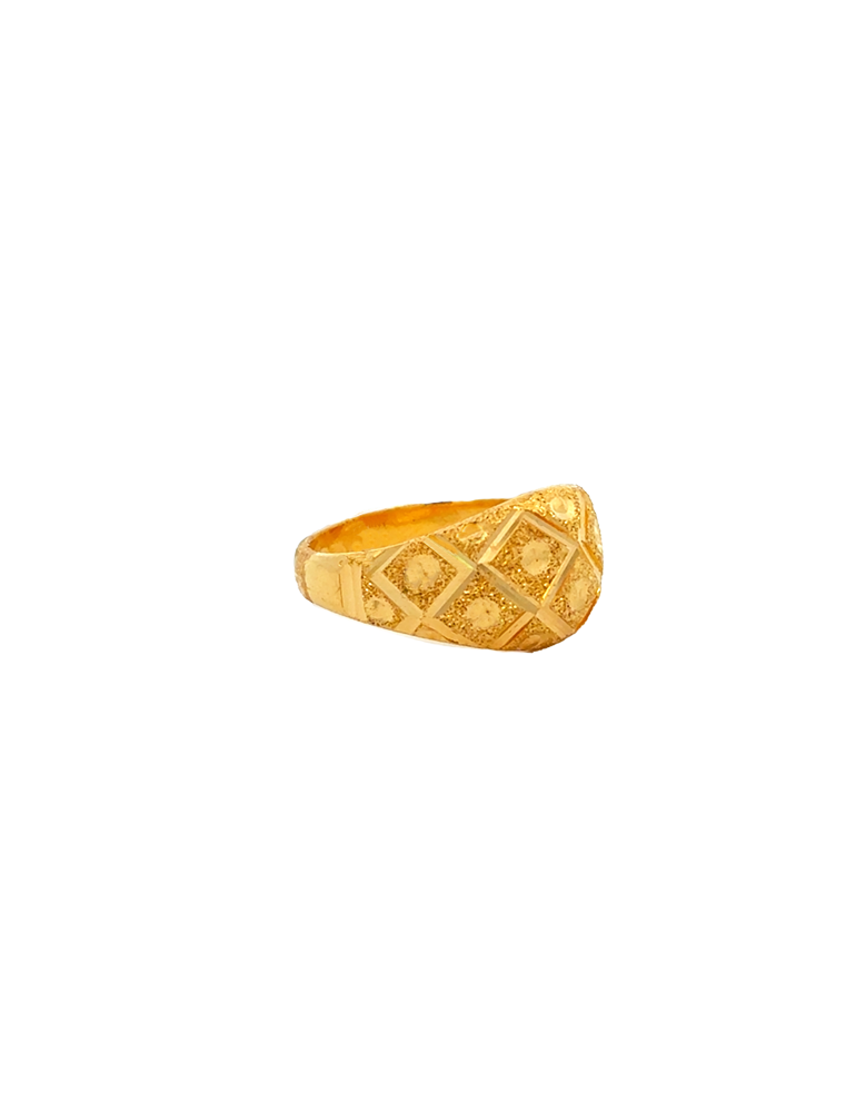 Kanchan Jaal Gold Ring - 22 Karat