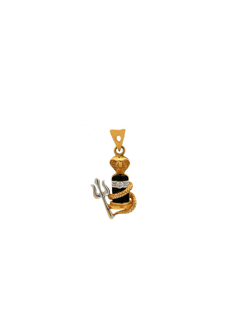 Gold Shiva Pendant - 22 Karat