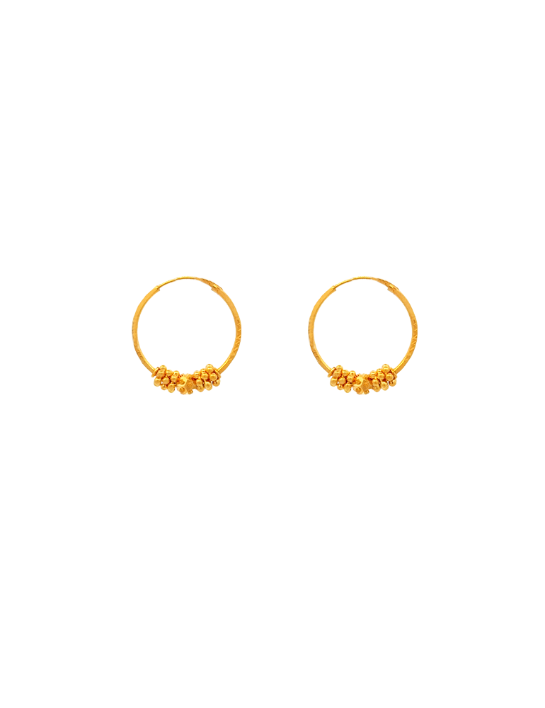 Gold Hoop 22 Karat