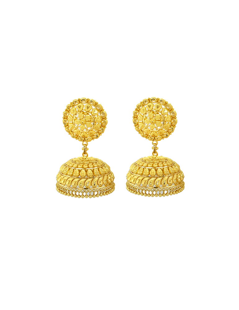 Gold Big Jhumki 22 karat