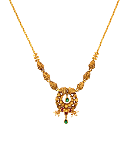 Devangana Gold Haar - 22 Kt