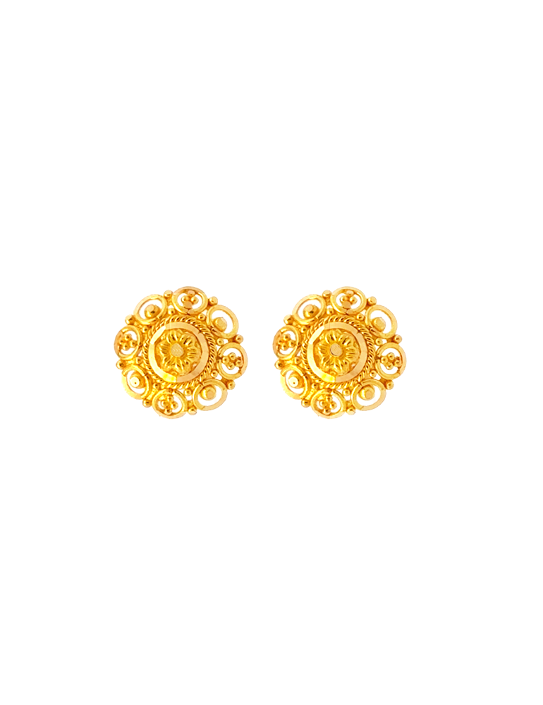 Gold Earrings 22 Karat