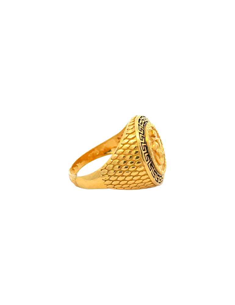 Gold Men's Ring - 22 Karat