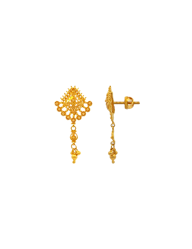 Gold Earrings 22 Karat