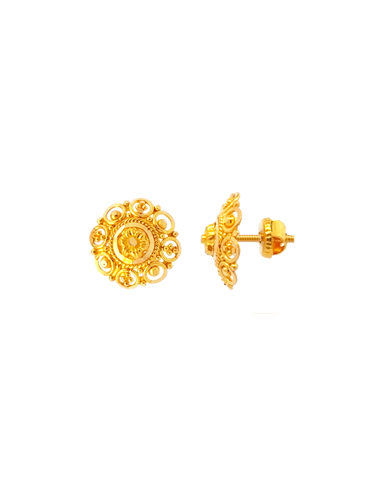 Gold Earrings 22 Karat