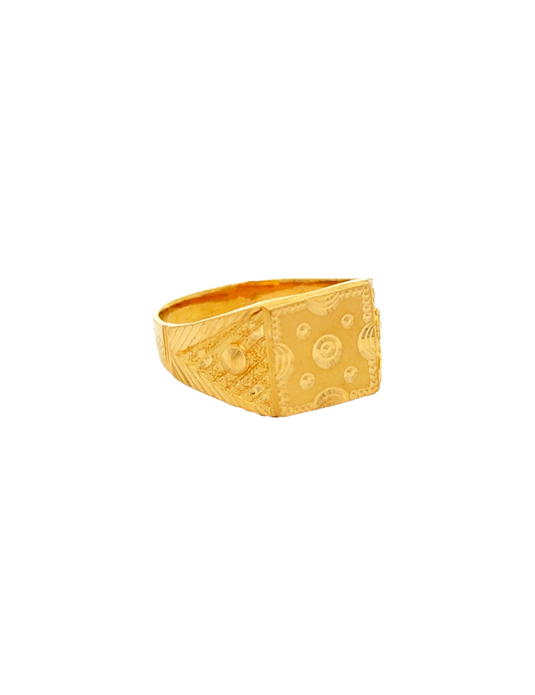 Gold Men's Ring 22 Karat