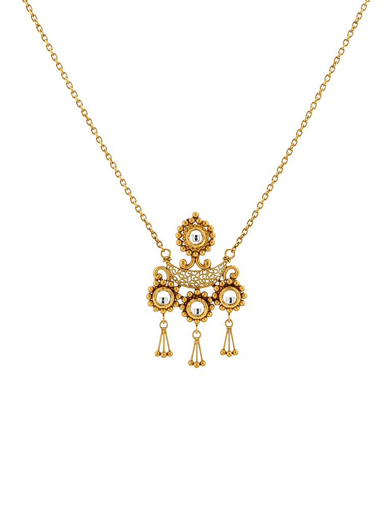 Tarashree Heritage Pendant - 22 Kt