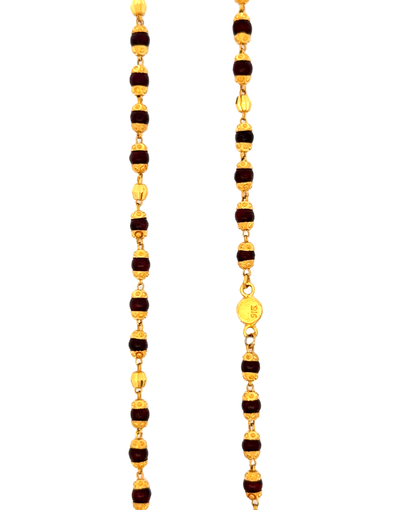 Gold Tulasi Mala - 22 Karat
