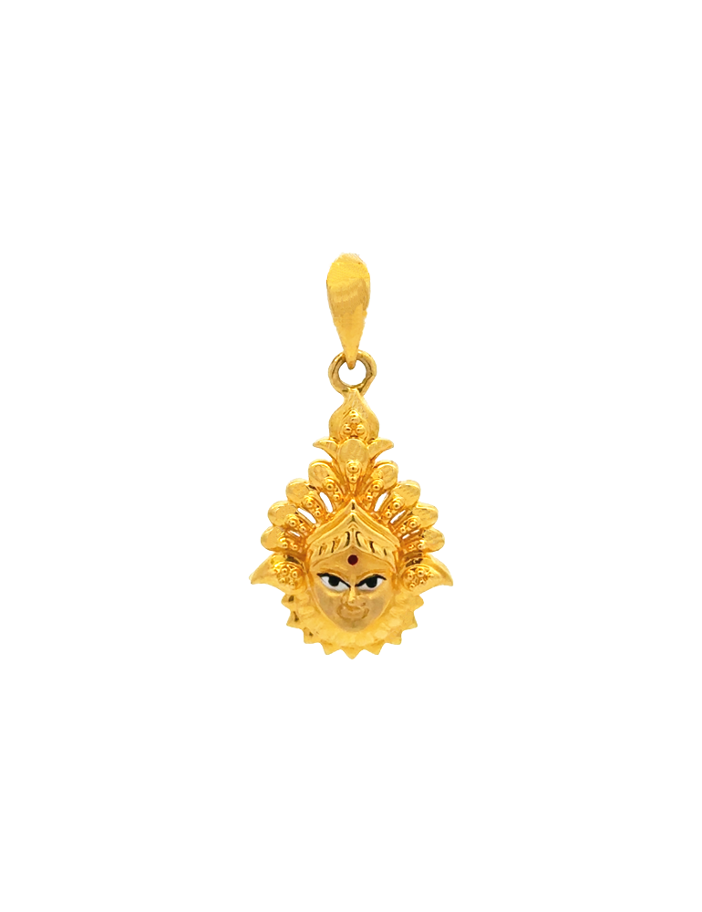 Gold Durga Maatha Pendant 22 Karat