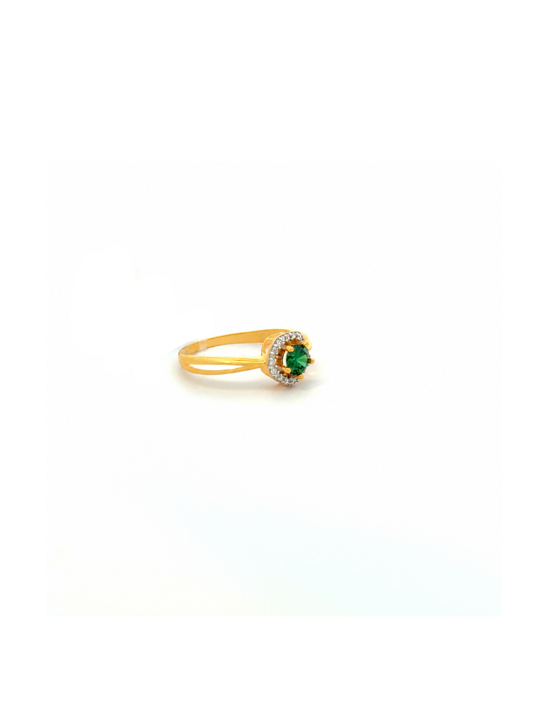 Marakata Sparkle Gold Ring 22 Karat