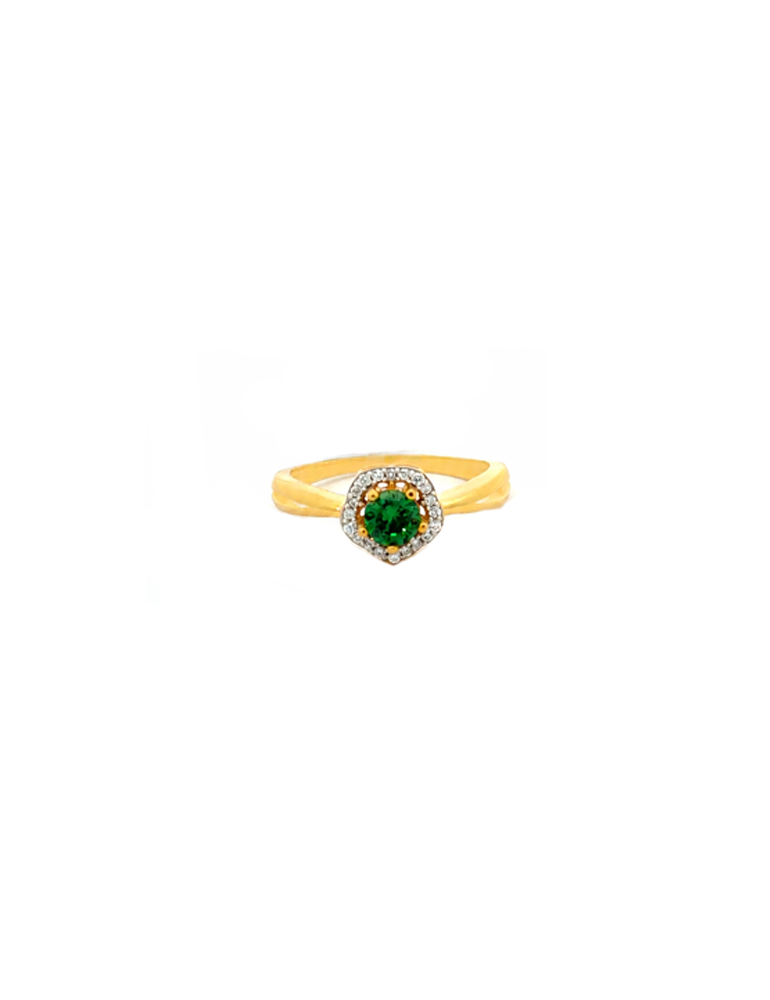 Marakata Sparkle Gold Ring 22 Karat