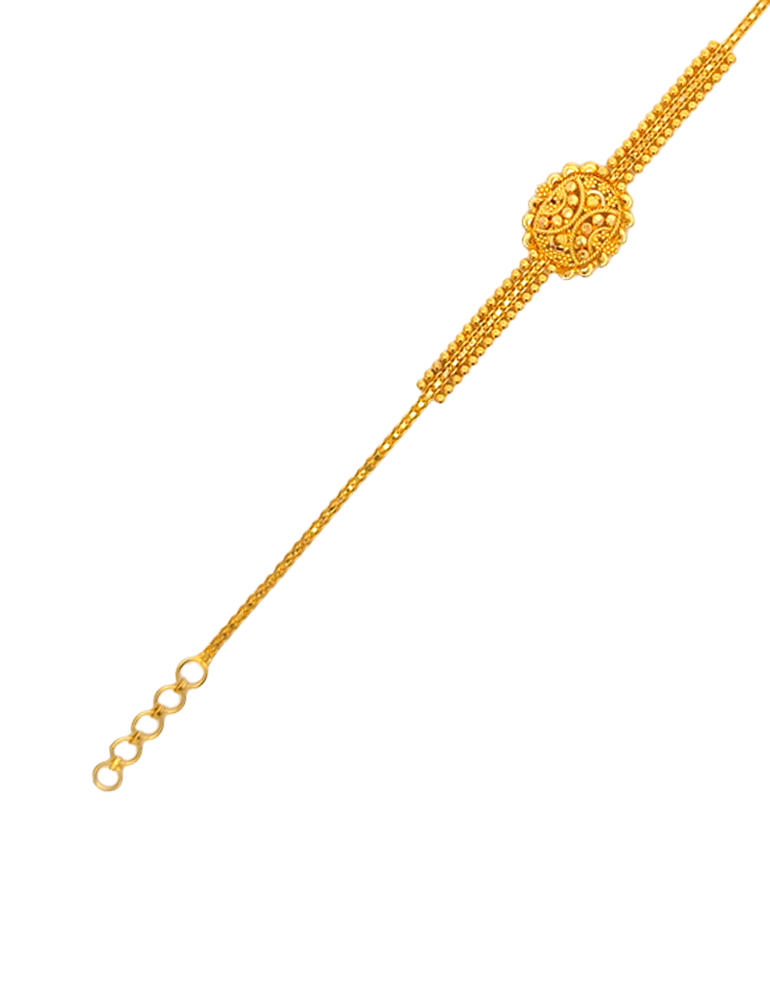 Gold Men's Bracelet 22 Karat