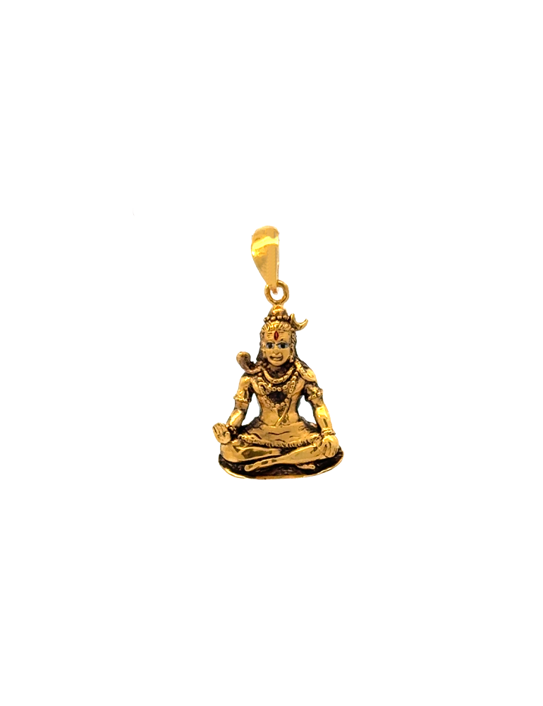 Shiva Gold Pendant-22Karat