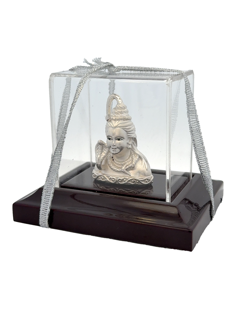 Lord Shiva Idol (999 Fine Silver)