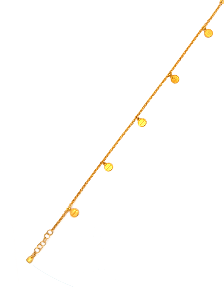Gold Women's Bracelet - 22 Kt