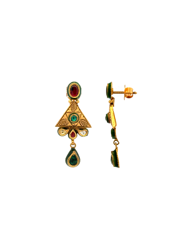 Gold Earrings 22 Karat