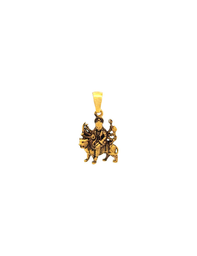 Gold Durga Maatha Pendant - 22K