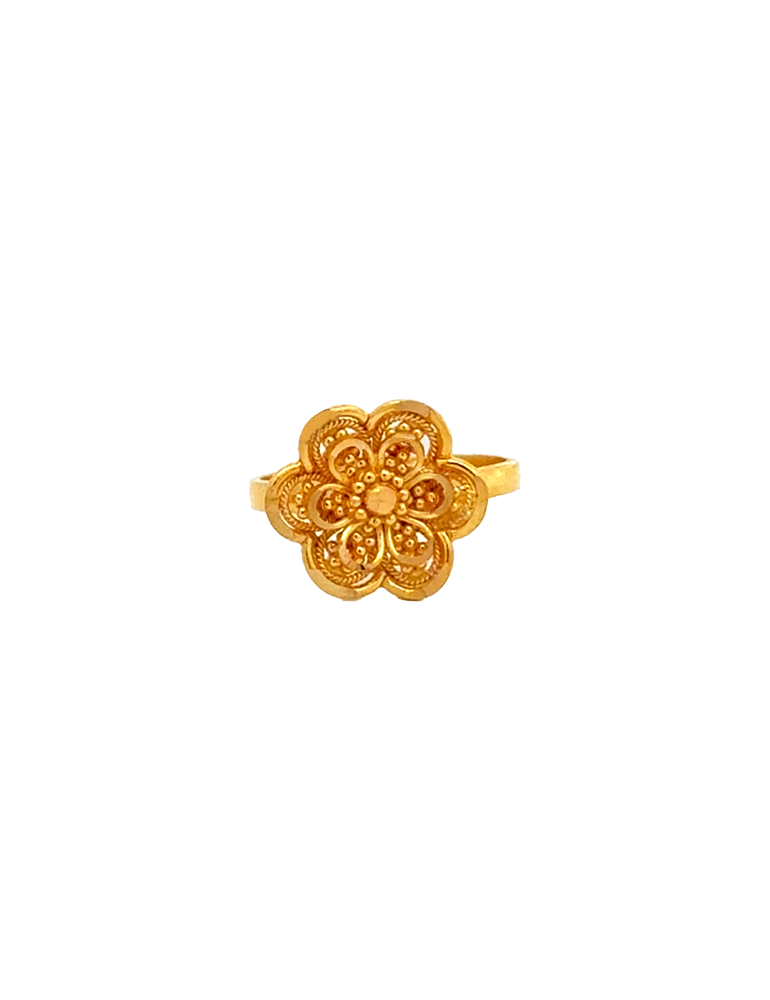 Gold Baby Ring 22 Karat