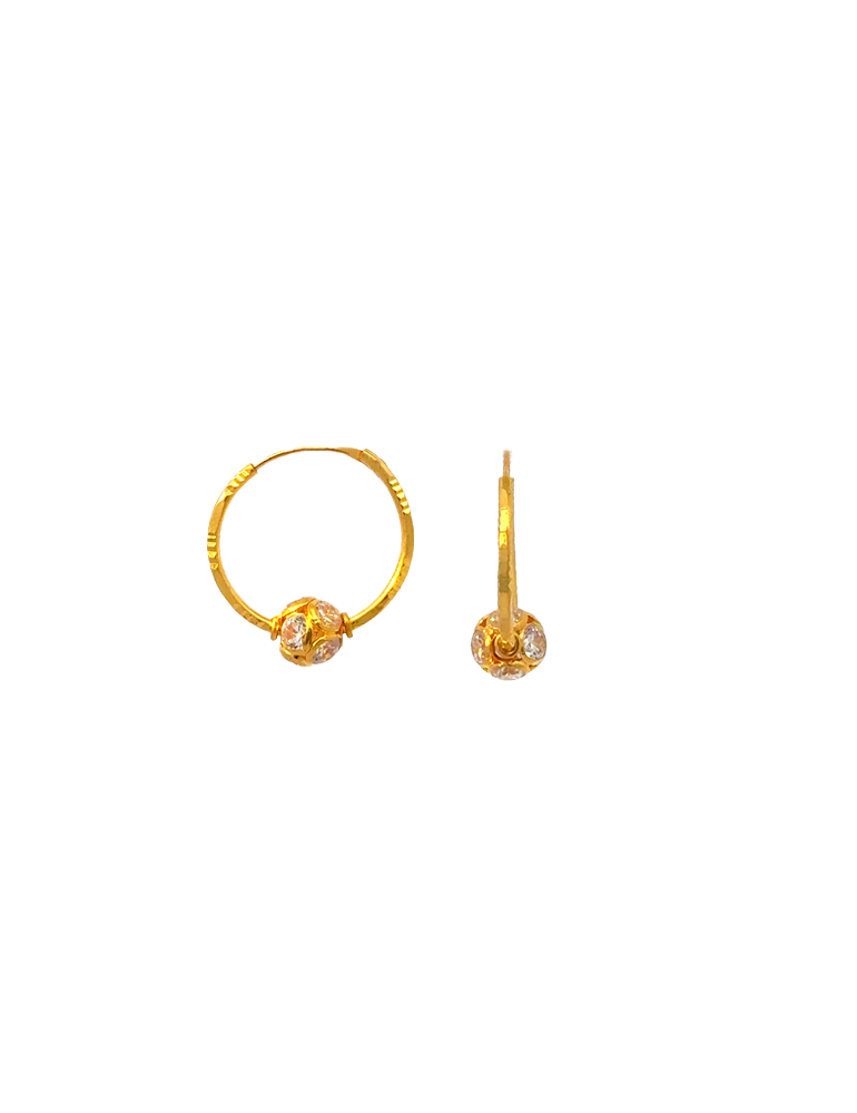 Classic Gold Ball Bali - 22 Karat