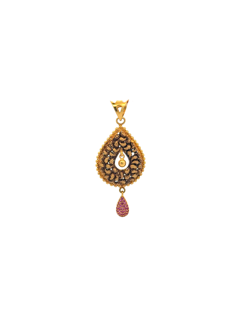 Gold Fancy Pendant - 22 Karat